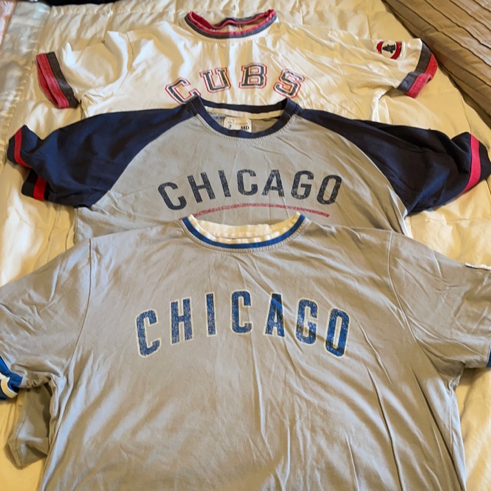 PikWakWad Chicago Cubs 3pack t-shirts
